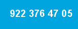 922 376 47 05
